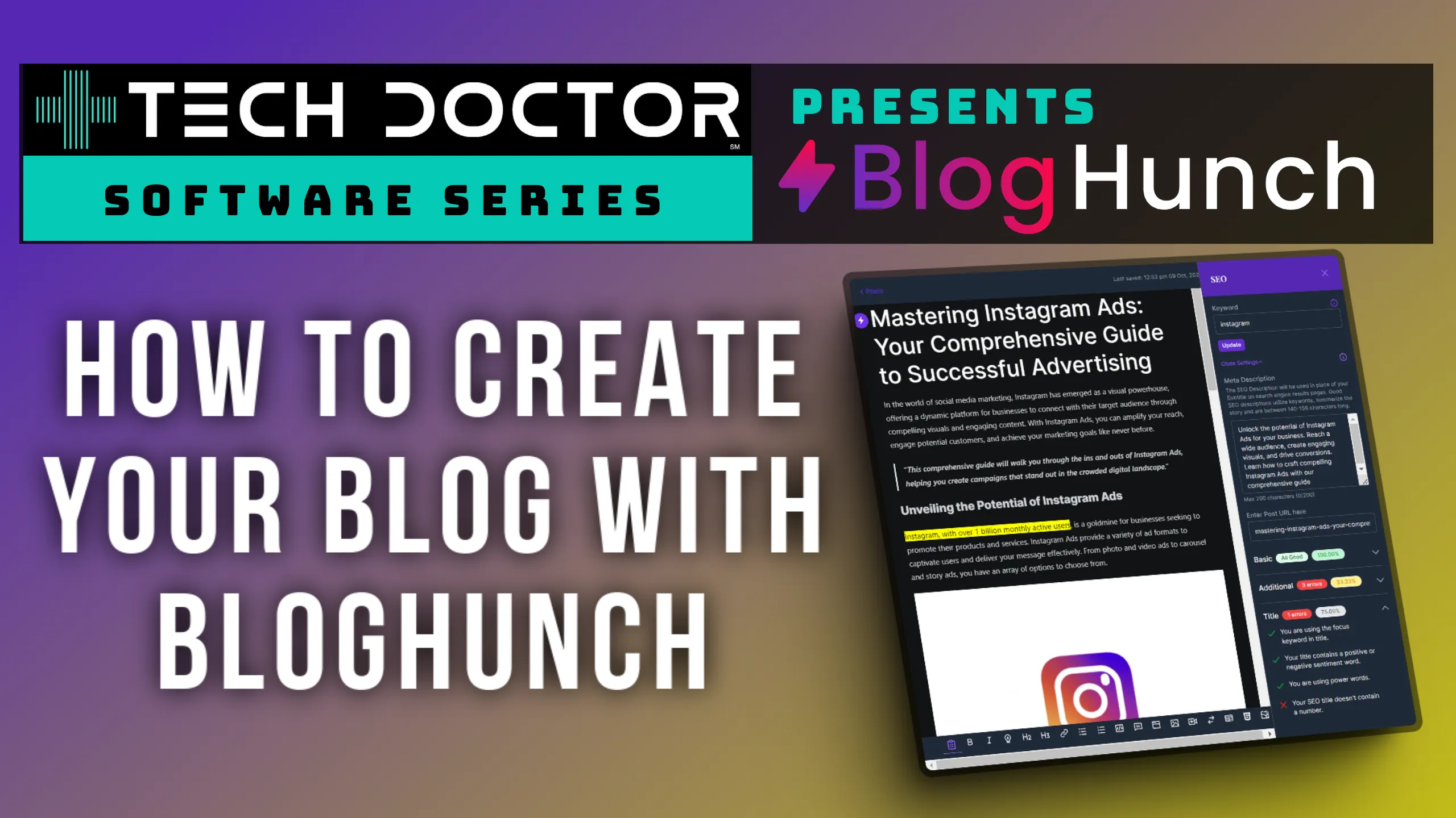 Master the Art of Blogging with BlogHunch