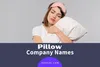 785 Pillow Company Name Ideas To Help You Rest Easy