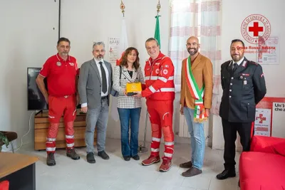 Il primo defibrillatore della Croce Rossa Italiana a Spilamberto