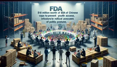 FDA Cracks Down On $18 Million In Chinese Vapes But Overlooks Youth Impact
