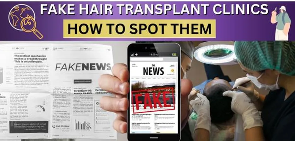 Fake Hair Transplant Clinics: How to Spot Them