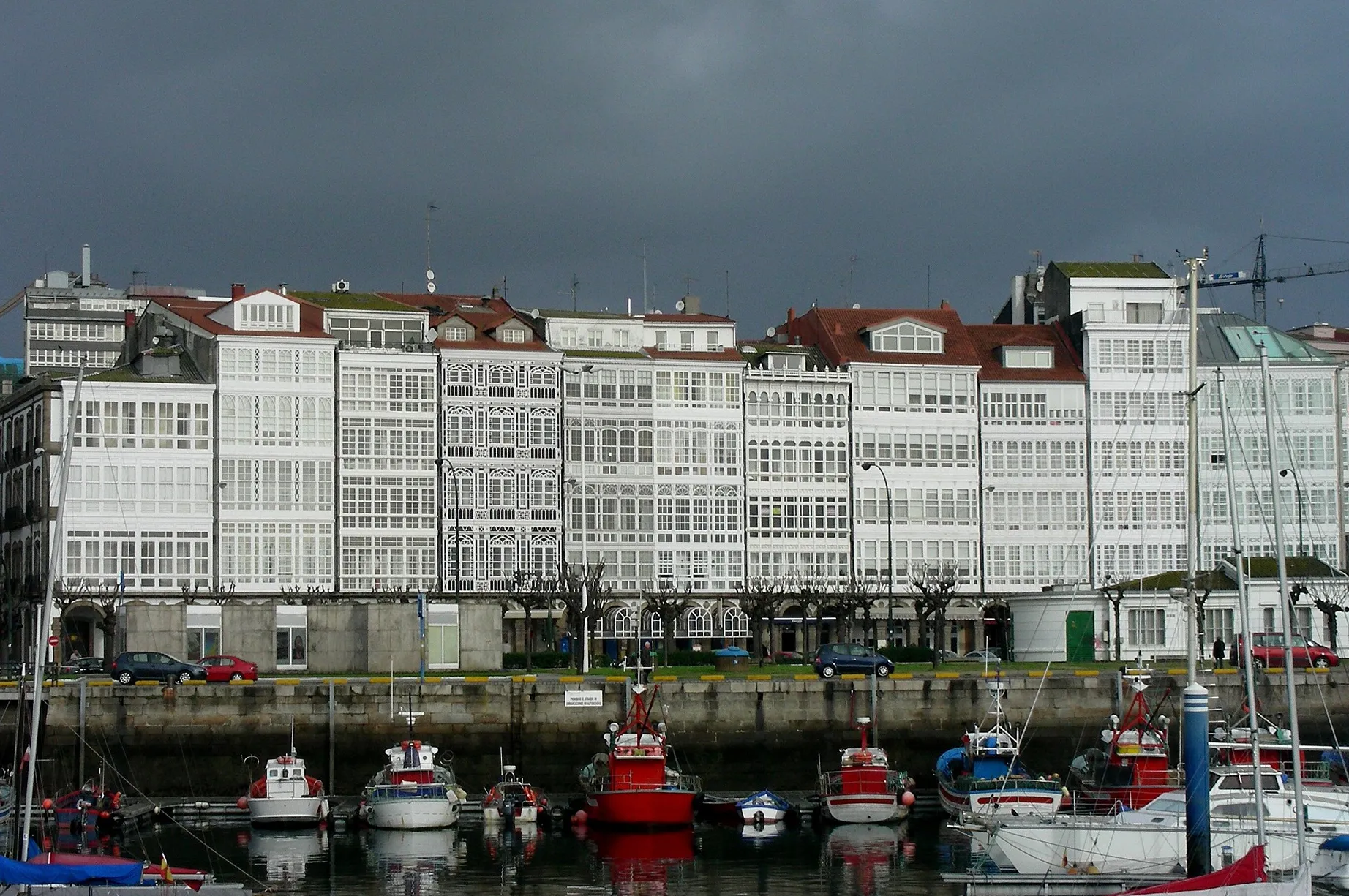 A Coruña, the city of glass